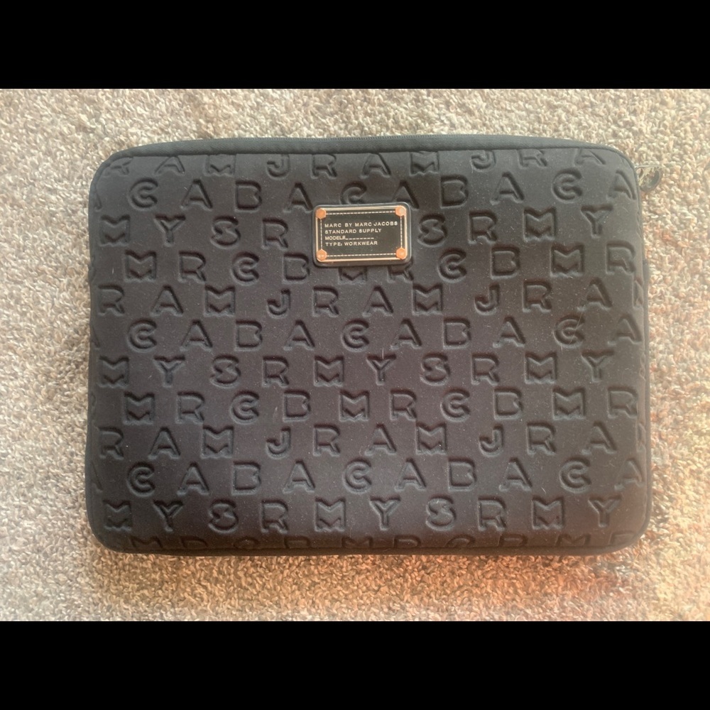 Marc by Marc Jacobs | black laptop case sleeve